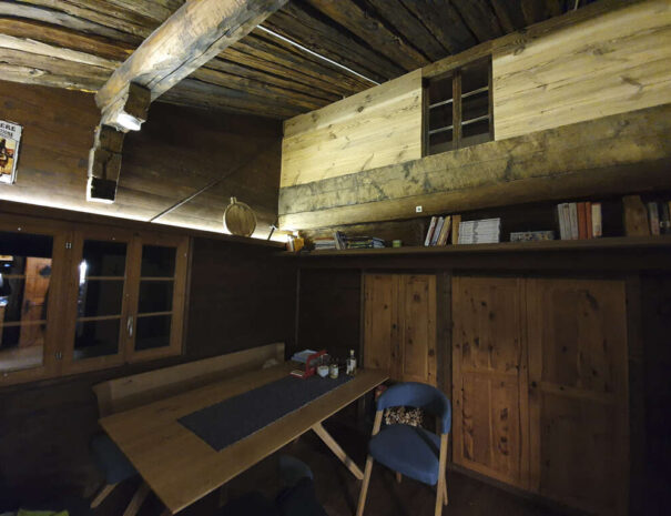Ferienwohnung Gspon / Wohnstube
